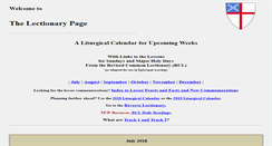 Desktop Screenshot of lectionarypage.net
